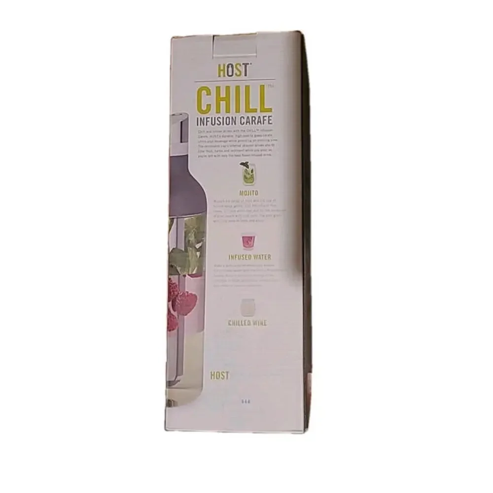HOST CHILL Infusion Carafe Pitcher by Wine Healthy Natural Fruit Drink 750 ml